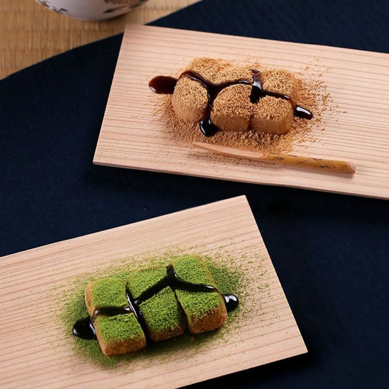 Japan Kanou Shoujuan Mochi Gift Set 5 PCs (Brown Sugar 3 PCs, Matcha 2 PCs)