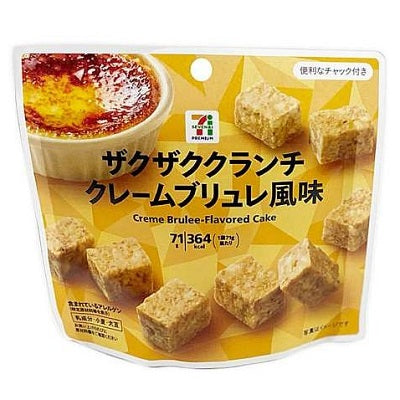 Seven Premium Crunchy Crunch creme brulee flavor snack package, 71g