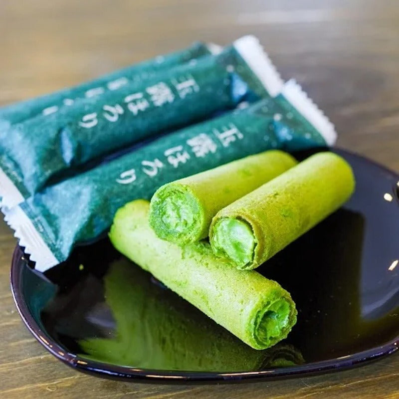 Japan Kyoto Hoshinoen Matcha Egg Roll 13pcs