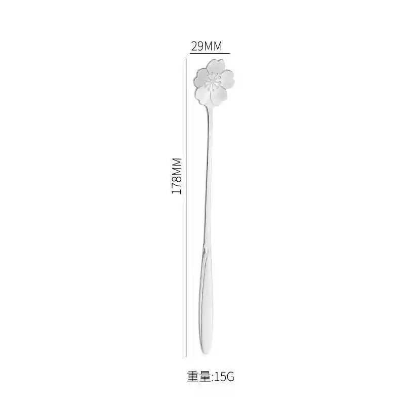 Eternal Sakura Craft Spoon Sliver L size 1 each