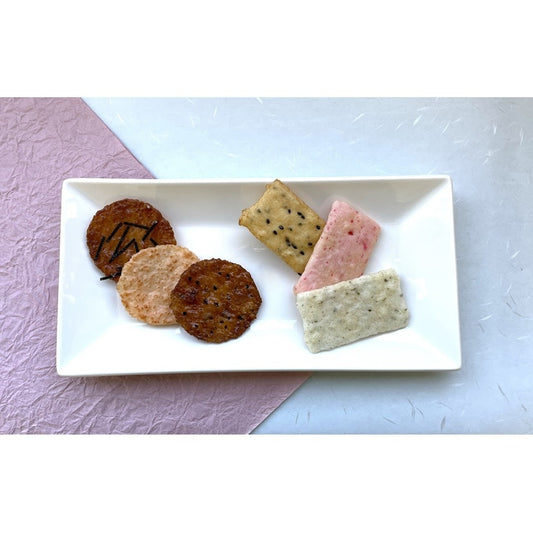 Ganko Shokunin 紗揃 14 Pieces rice crackers product view