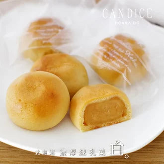 【日本北海道直邮】CANDICE(惠庭) 北海道浓厚炼乳糕点 白(Haku) 奶香小馒头