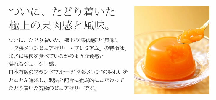 HORI Yubari Melon Pure Jelly Gold Premium (Portable Packaging)，16g each, 12 pcs