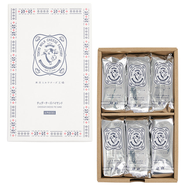 TOKYO MILK CHEESE FACTORY Tokyo Limited Cheddar cheese Pie Sandwich Cookie 6pcs