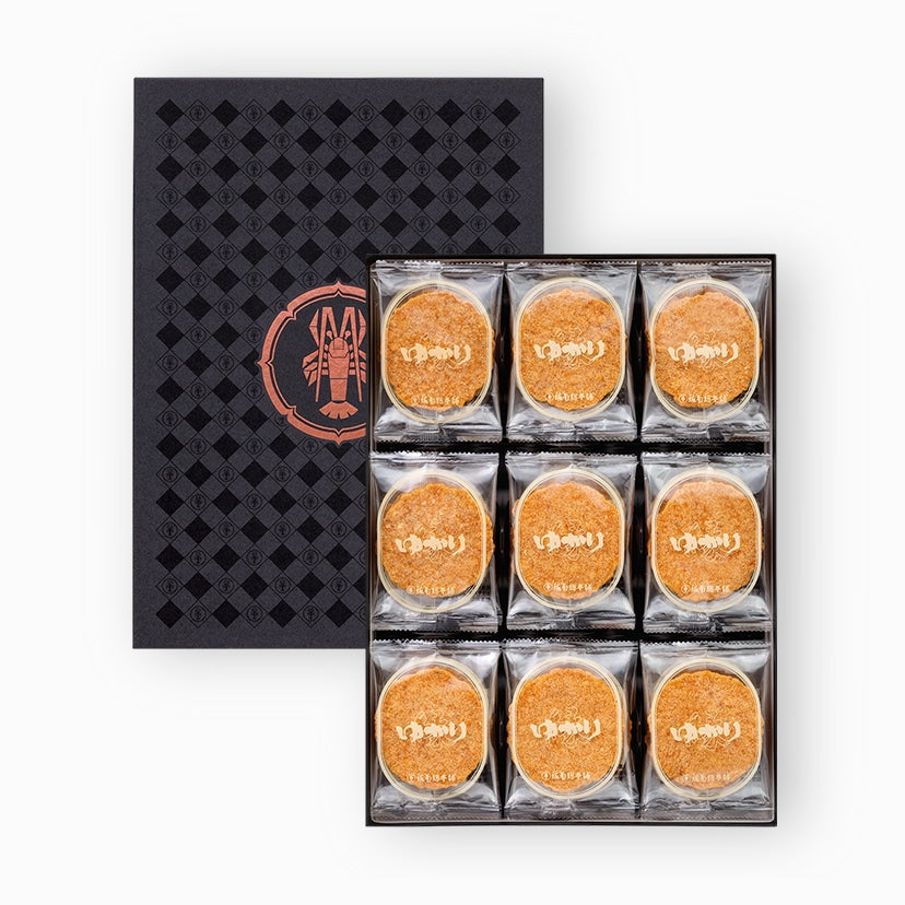 Yukari shrimp rice crackers package, 00030020