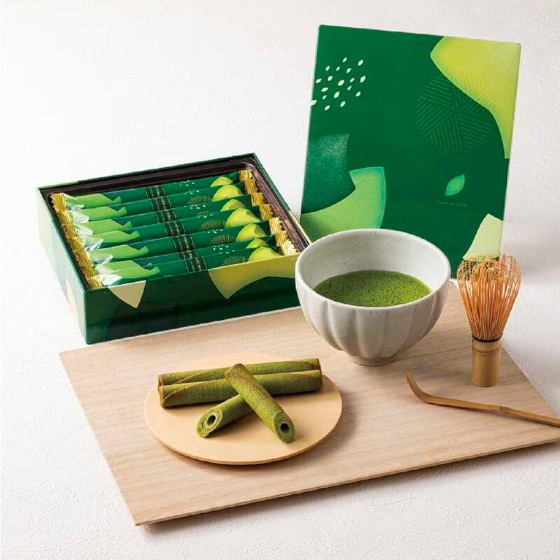 YOKUMOKU季节限定浓郁抹茶夹心蛋卷礼盒14枚 - Premium Selection - Japanese Gourmet Souvenir
