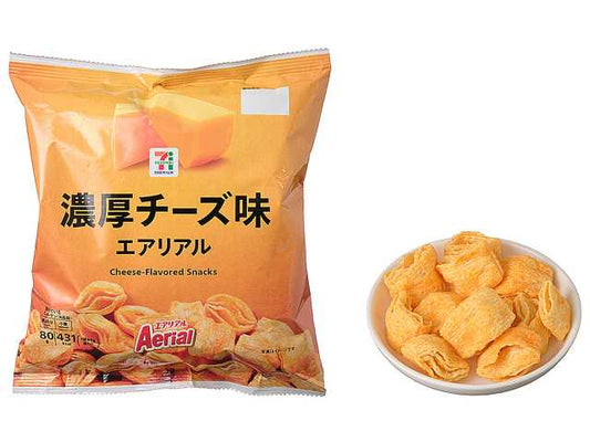 7-Eleven Premium Rich Cheese Flavor Potato Chips 80g - Savory & Delicious - Japanese Gourmet Souvenir