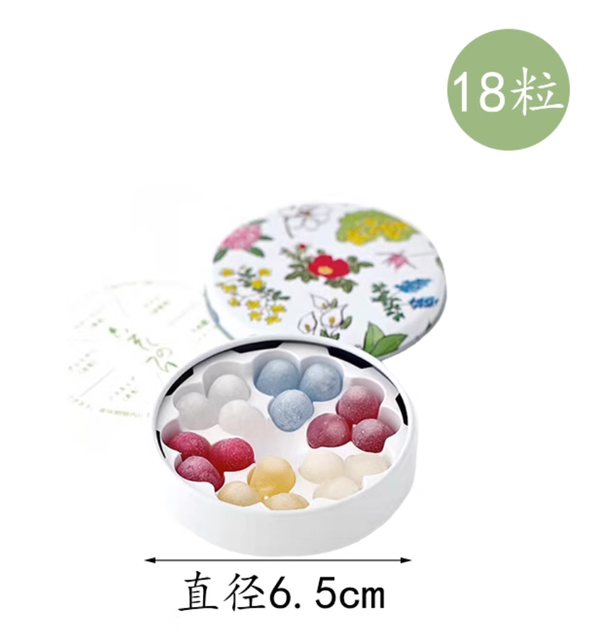 Hokkaido Limited Rokkatei Rokka no Tsuyu Mini Can. 18g (18 pieces ...