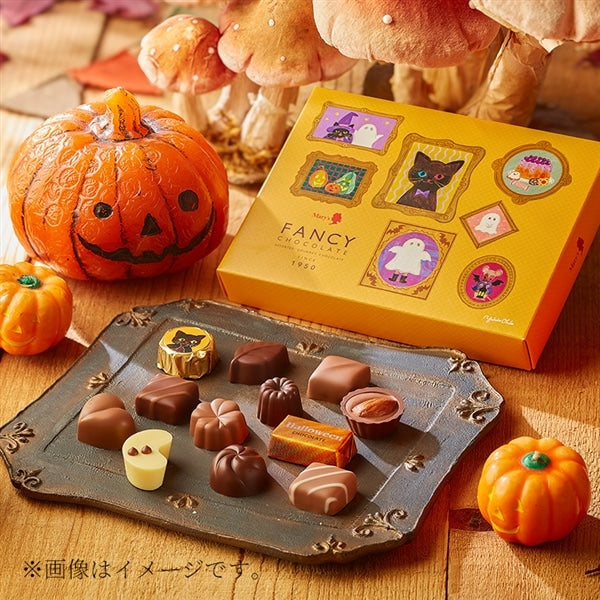 Mary Chocolate Halloween Fancy Chocolate box open