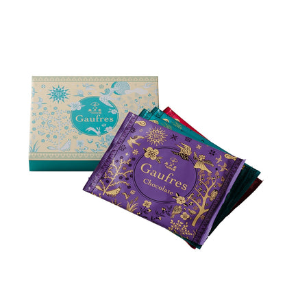Ueno Fugetsudo Gaufres 4-piece gift box and individually wrapped wafers