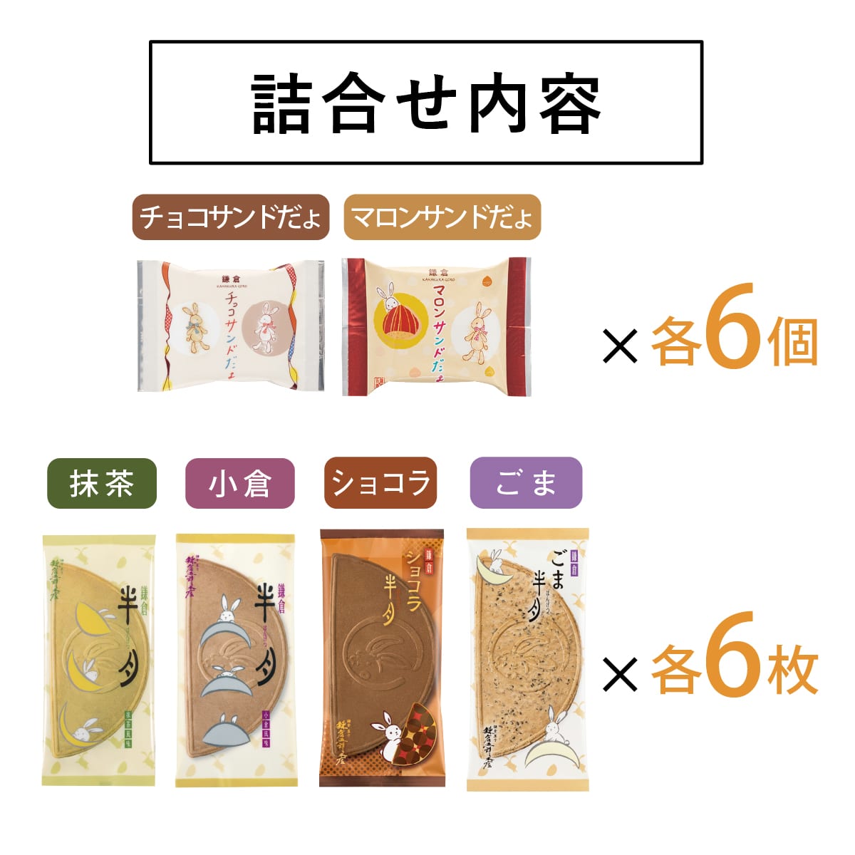 Kamakura Goro Moon Gathering 36-bag packaging detail