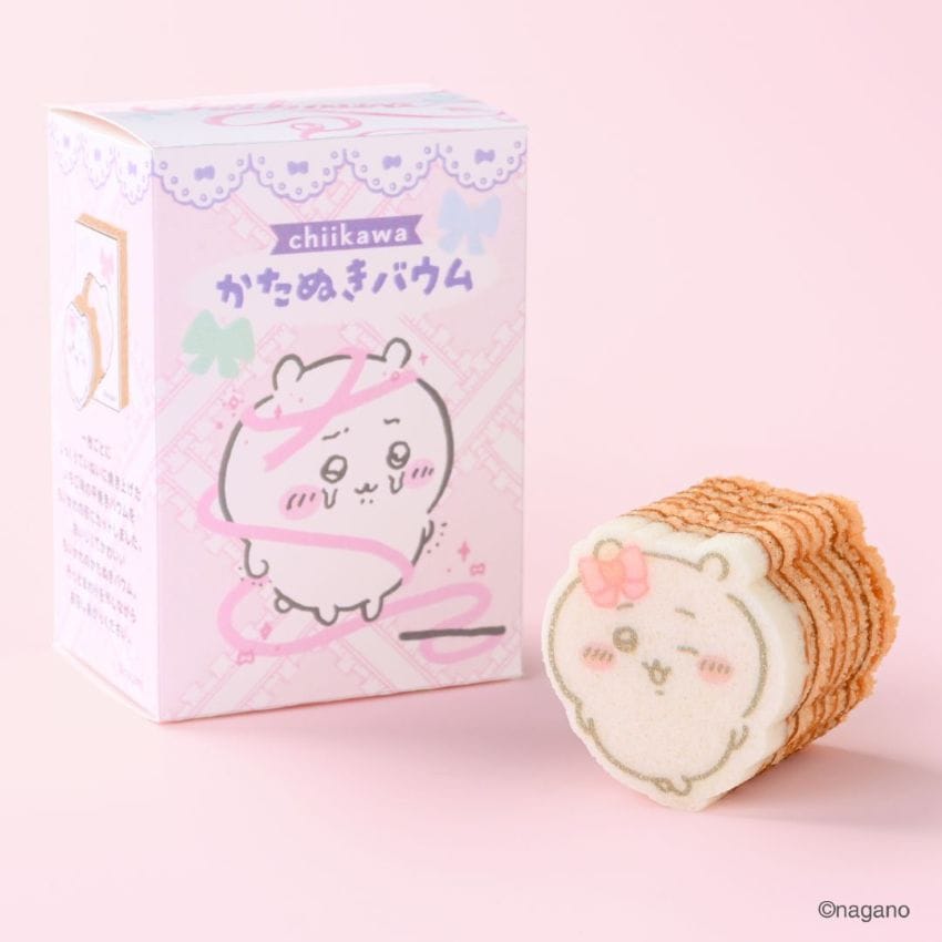 Chiikawa Katanuki Baum Ribbon box and cake
