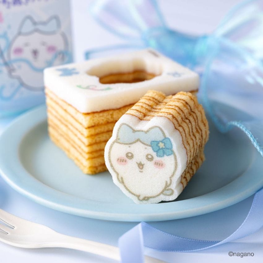 Hachiware Katanuki Baum Ribbon cake