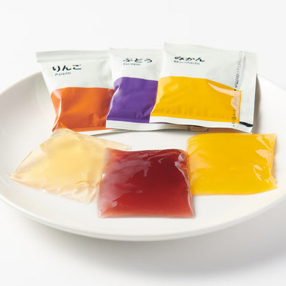 MUJI 100% Fruit Juice Jelly - 3 Flavors Mix (24 pcs) | 无印良品：果汁100%果冻礼盒 (3种口味混装 24个入)