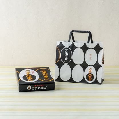 Goma Tamago gift box and shopping bag