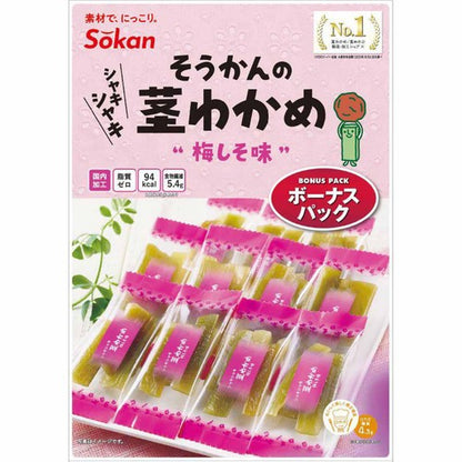Sohkan Bonus Pack Stem Wakame Ume Shiso Flavor - 105g