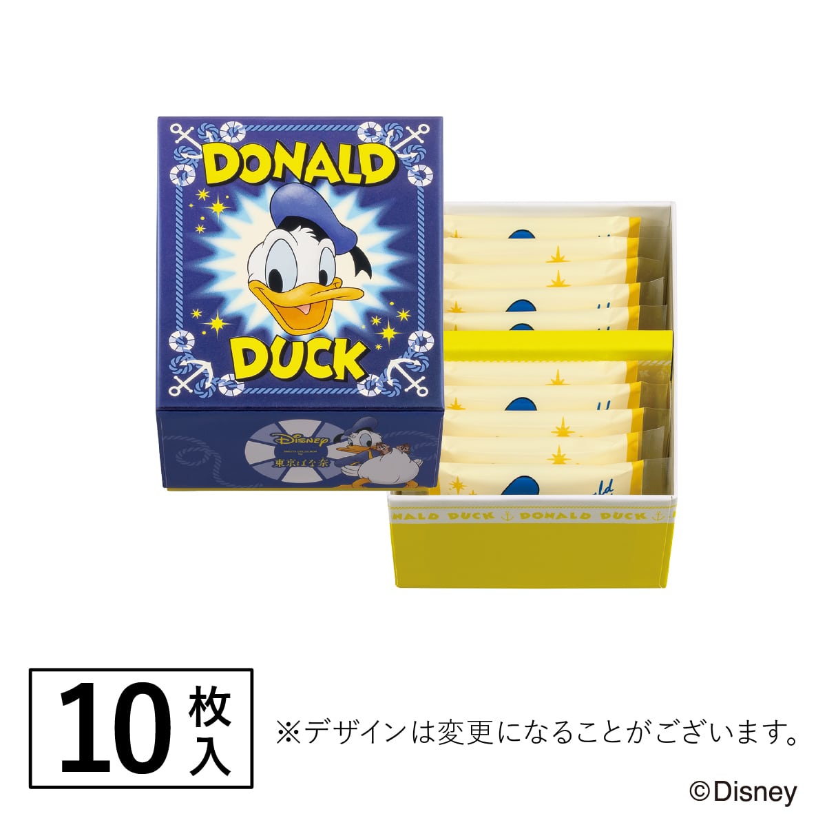 Tokyo Banana x Disney Chocolate Sand 10pcs - Crispy Lang de Chat - Japanese Gourmet