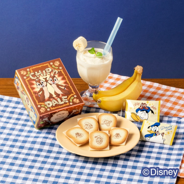 Tokyo Banana x Disney Chocolate Sand 10pcs - Banana Milk Shake Flavor - Japanese Gourmet