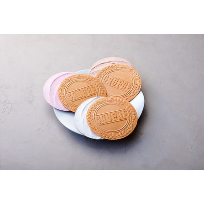 Ueno Fugetsudo Gaufres assorted wafers on a serving plate