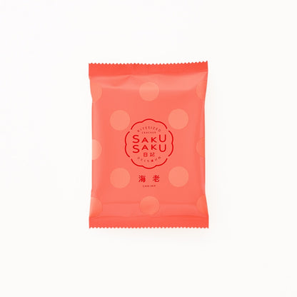 Sakusaku Nikki shrimp rice crackers product detail