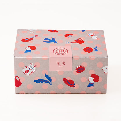 Sakusaku Nikki shrimp rice crackers 10-bag package