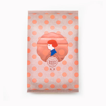 Sakusaku Nikki shrimp rice crackers 5-bag package