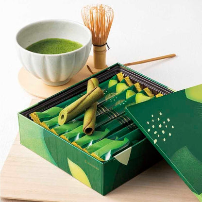 YOKUMOKU季节限定浓郁抹茶夹心蛋卷礼盒14枚