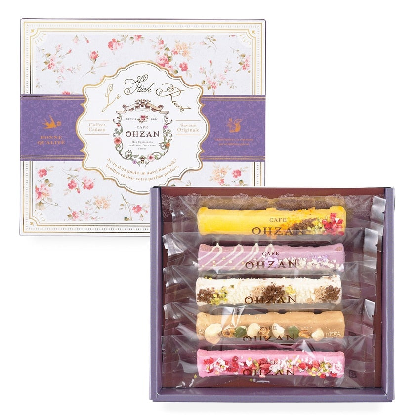 CAFE OHZAN Le Stick Rusk box lid and open base