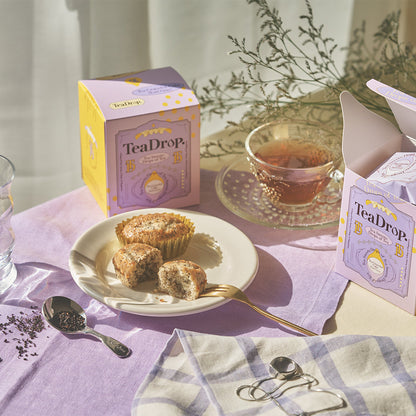 TeaDrop Earl Grey Tea Grace Cake - 3 Pieces