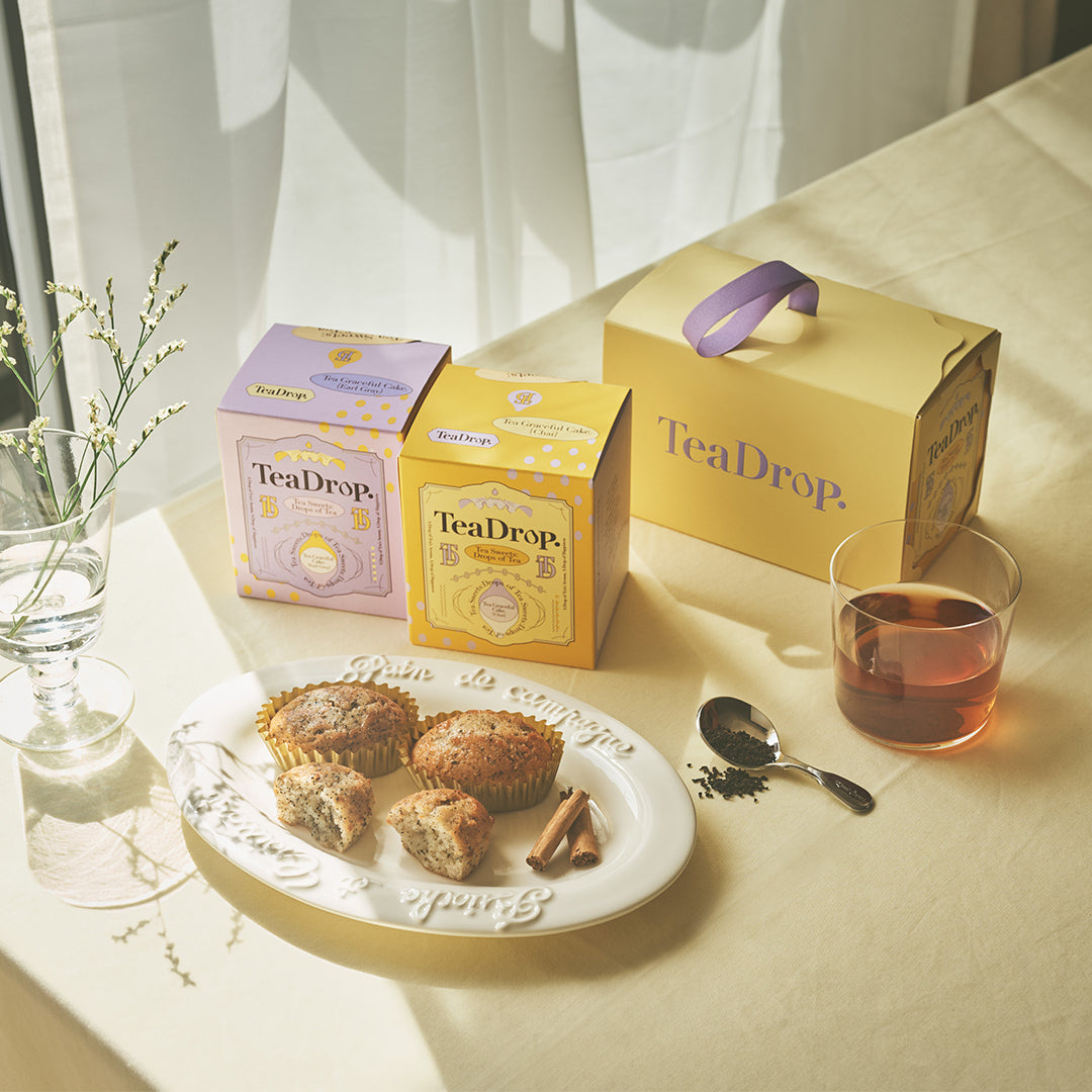 TeaDrop Earl Grey & Chai Tea Grace Cake Assortment - 6 Pieces