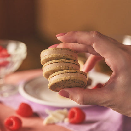 TeaDrop Earl Grey Raspberry Tea Chocolate Sandwiches - 4 Pieces