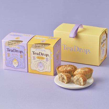TeaDrop Earl Grey & Chai Tea Grace Cake Assortment - 6 Pieces