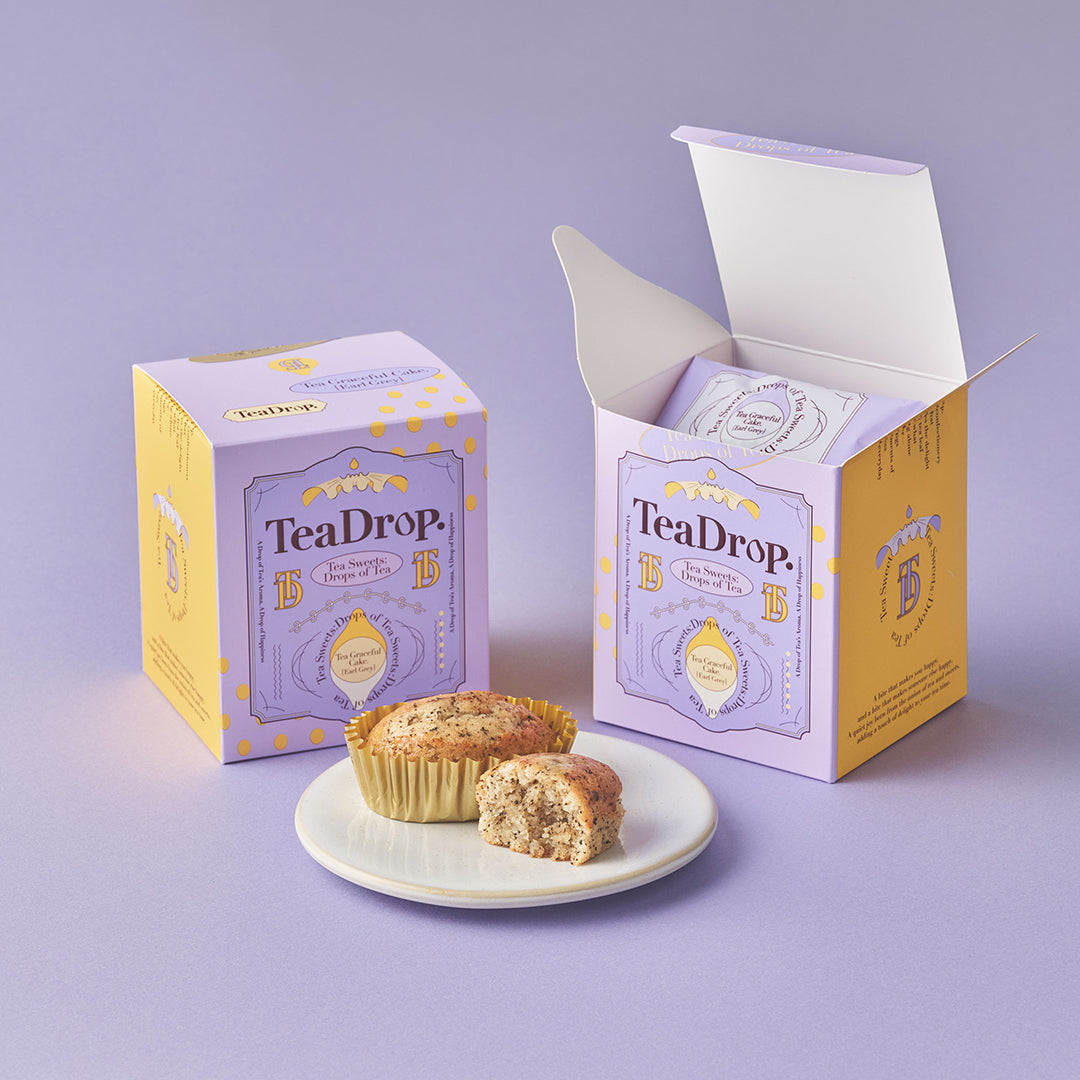 TeaDrop Earl Grey Tea Grace Cake - 3 Pieces