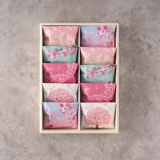 Japan Feve Cherry blossom limited Assorted Platter 5 types 10pcs