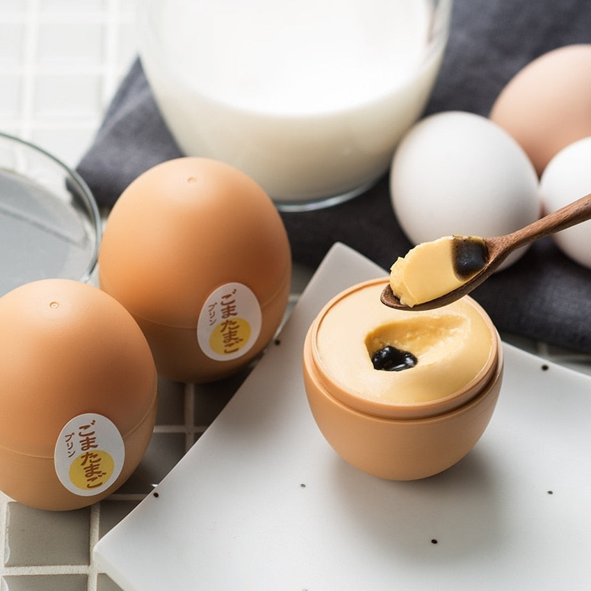 Goma Tamago Black Sesame Custard Pudding 2-piece package