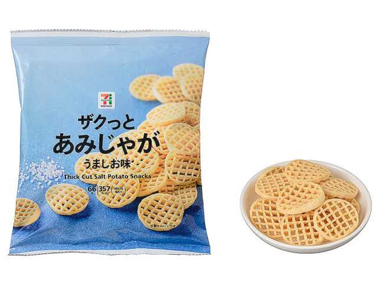 7-Eleven Premium Umami Flavor Crispy Potato Chips 66g - Crunchy Salted Snack - Japanese Gourmet Souvenir