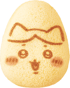 Chiikawa banana pudding cake with Hachiware face design