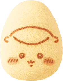 Chiikawa banana pudding cake with Kurimanju face design