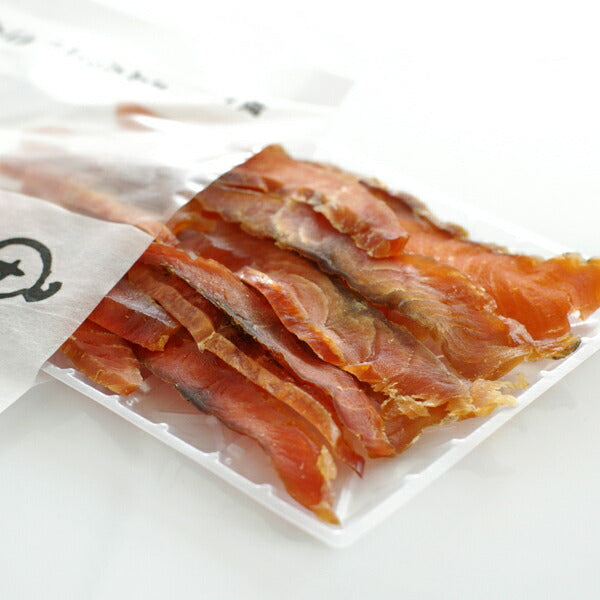 Shiosai Chishima Scalloped Salmon Jerky - Packaging View