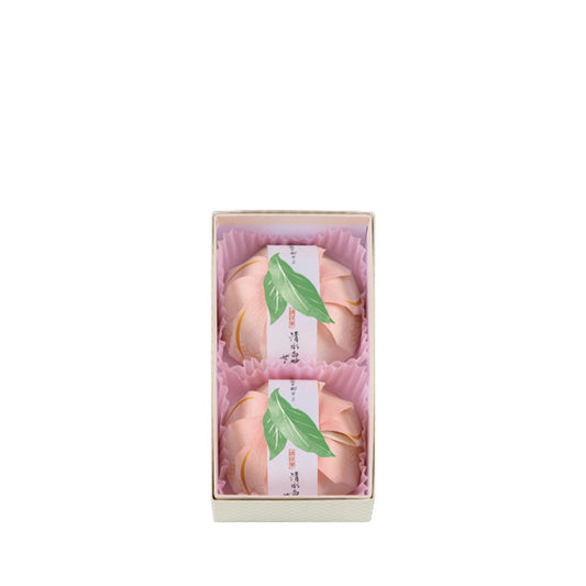 Shimizu White Peach Jelly 2-piece gift box