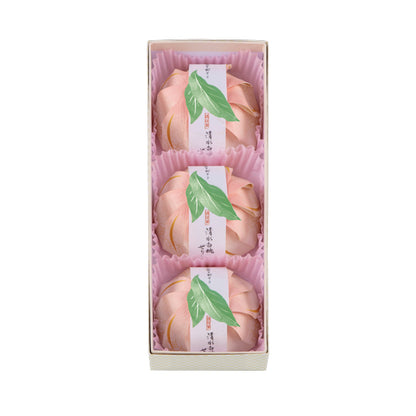 Shimizu White Peach Jelly 3-piece gift box