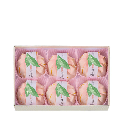 Shimizu White Peach Jelly 6-piece gift box