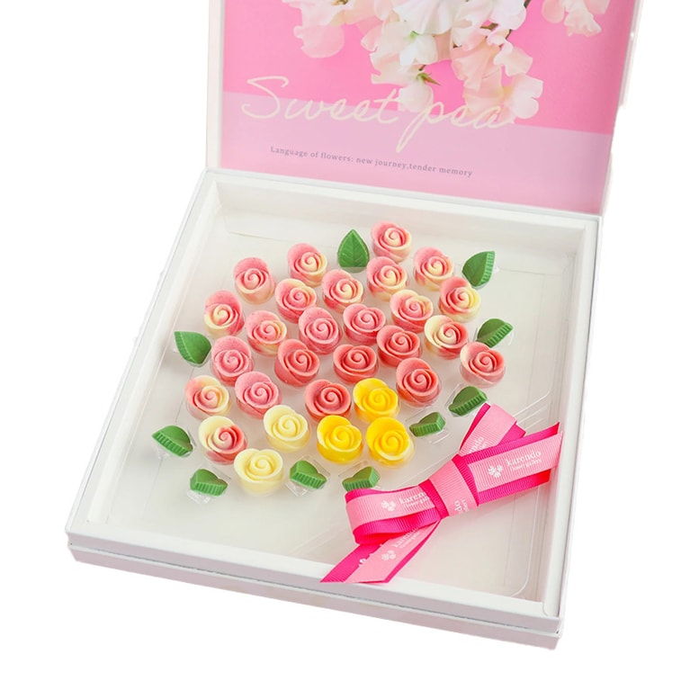 Karendo X Message De Rose Bouquet Mignon Chocolate Gift Set (Big Package Sweet Pea) 1 Box