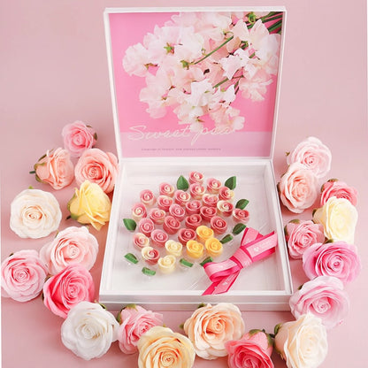 Karendo X Message De Rose Bouquet Mignon Chocolate Gift Set (Big Package Sweet Pea) 1 Box