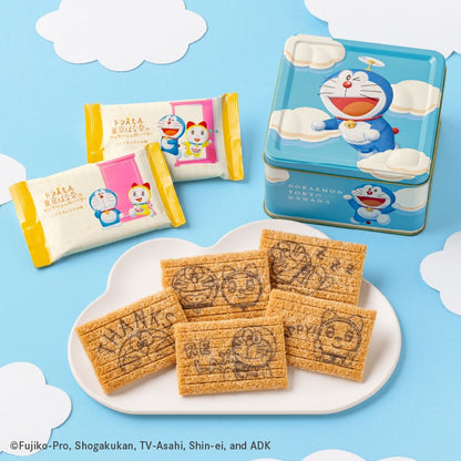 Doraemon Tokyo Banana Sugar Butter Cookies special tin and cookies