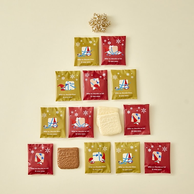 Yoku Moku Christmas Chocolate Biscuits 2 Varieties 24 pcs 1 box